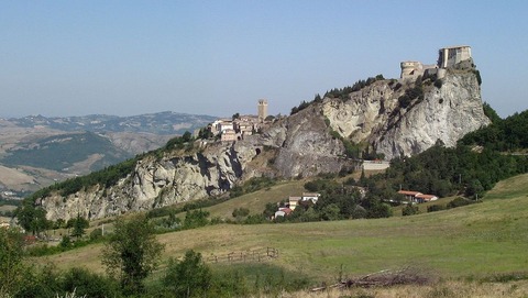 イタリア中部のマルケ地方のサンレオ。