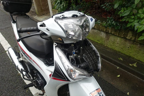 WAVE125外装外し