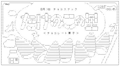 たけのこの里 AA アスキーアート