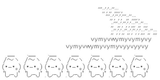 プリン アスキーアート