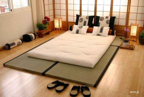 Un dormitorio tradicional japonés