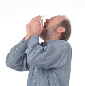 sneezing