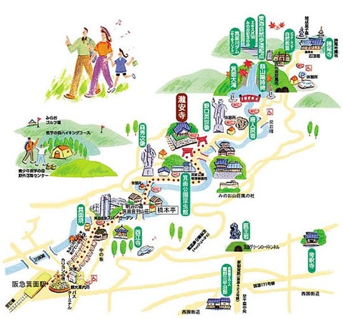みのお公園MAP