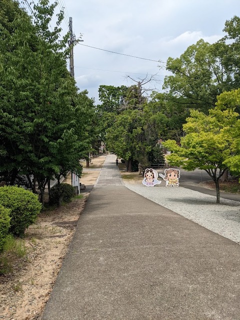 日岡神社参道