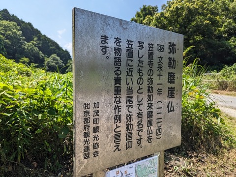 弥勒磨崖仏解説