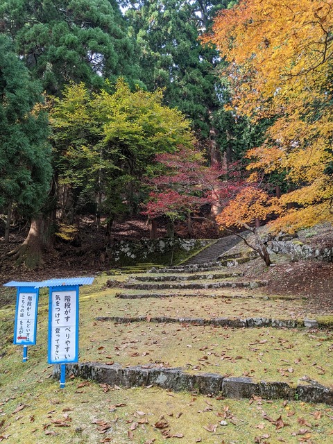 境内へのアプローチ