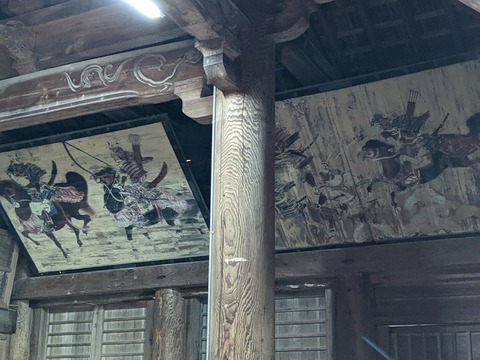 本堂内の絵