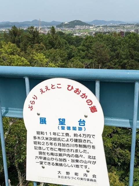 日岡展望台の解説