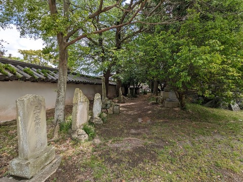 境内の西側