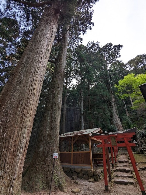 拝殿左手