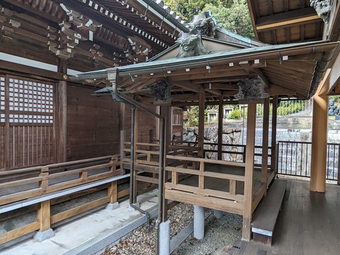 68.本堂と鬼追殿の回廊