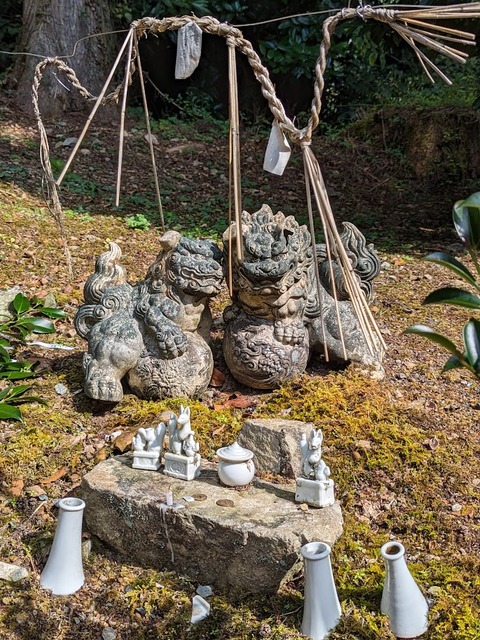 17.狛犬と狐