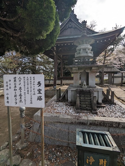 多宝塔と晩鐘