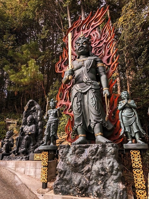 70.不動明王と役行者