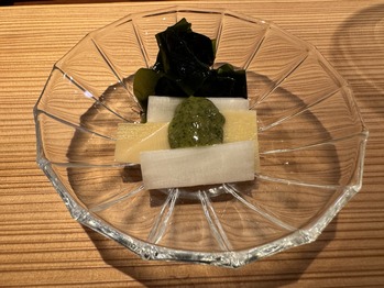 タケノコとワカメ