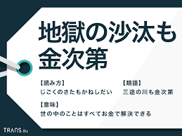地獄の沙汰も金次第