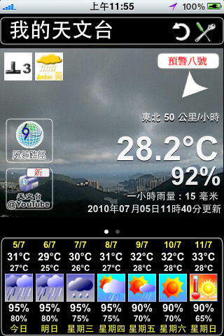 Hongkong observatory (MyObservatory)