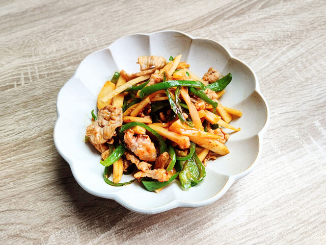 ピリ辛青椒肉絲 相生産業国賓味彩タレ ソースのお手軽レシピ