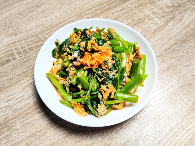 空芯菜と卵炒め 相生産業国賓味彩タレ ソースのお手軽レシピ