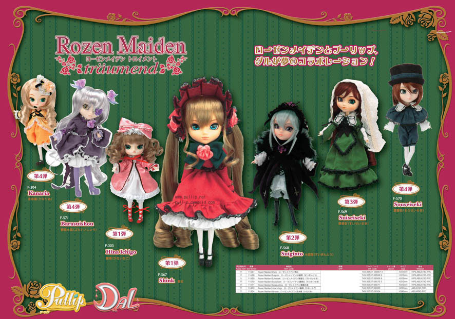 ドールショーで展示されたローゼンメイデンプーリップ ダルとsrdx水銀燈発売延期 ジ オレンヂ