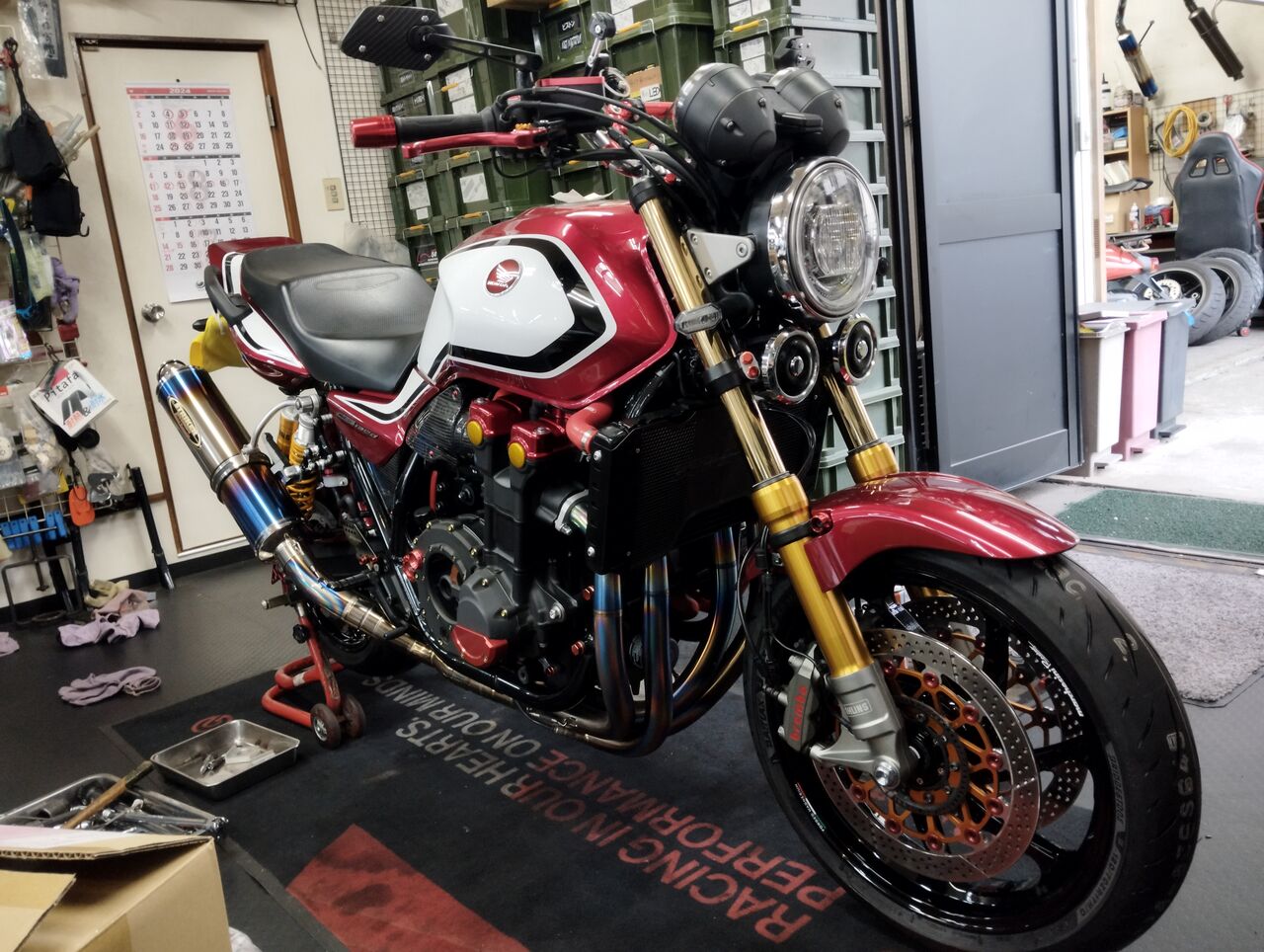 マルケジーニリアホイール　sc54 cb1300sf  流用 CB1300SF純正リアホイール後ろホイールsc54 MFP/90W刻印 MGC CB1300SB