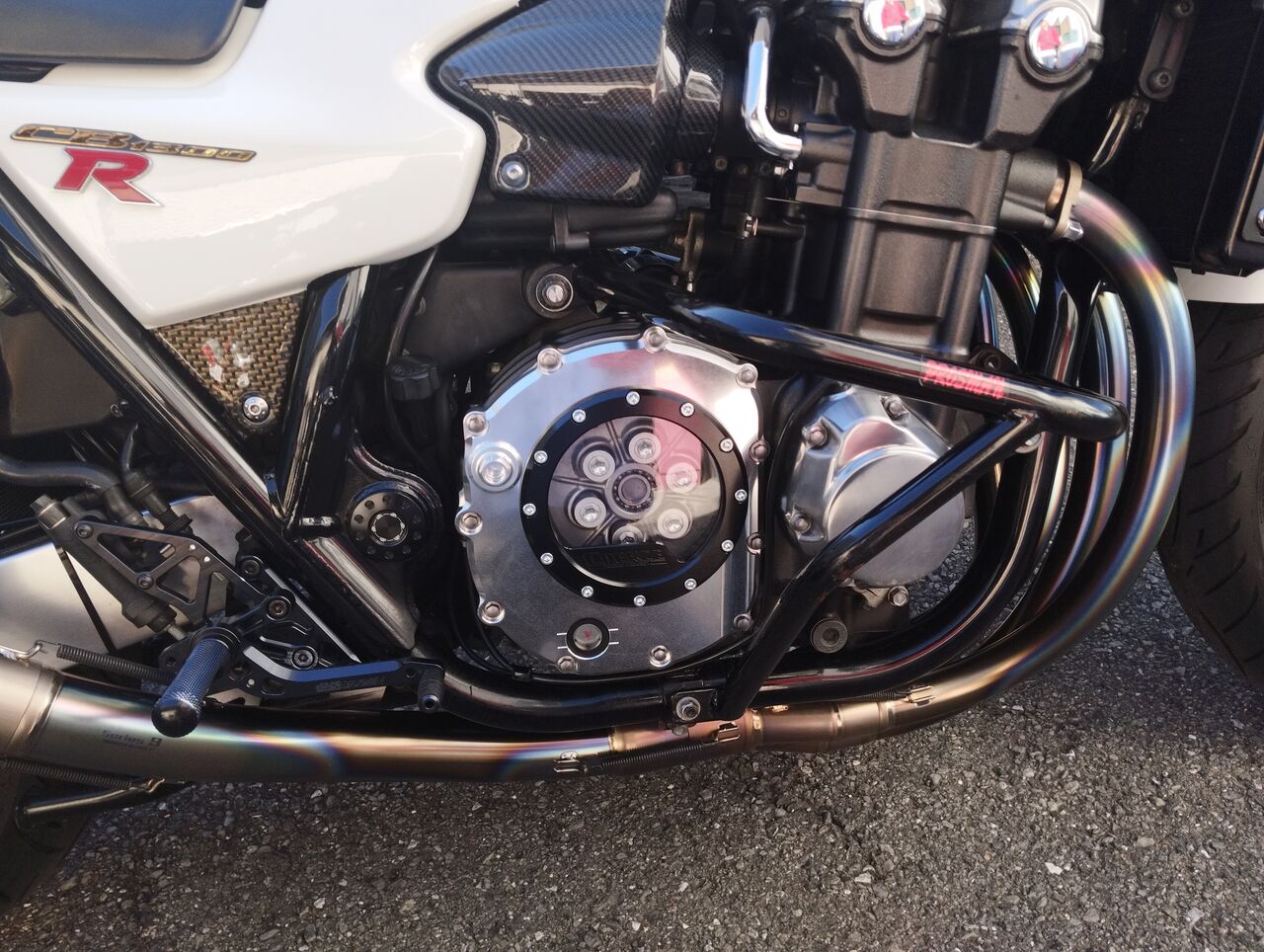 Cb1300 バイク クラッチカバー CBカスタム スケルトンクラッチカバー