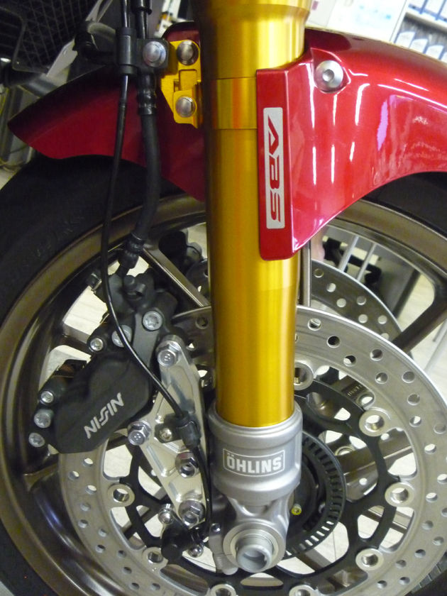 オーリンズ新型フォーク取り付け確認2014~CB1300 : オート オーリンズ新型フォーク取り付け確認2014~CB1300 : オート