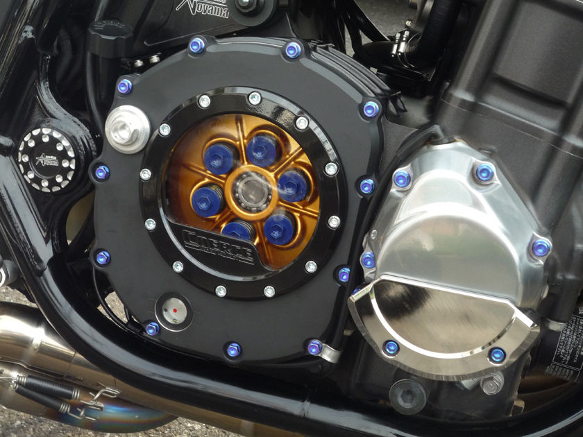 CB1300クラッチカバースケルトン！SC54、40他