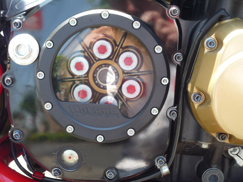cb400sf nc42前期クラッチカバーエンジンカバー