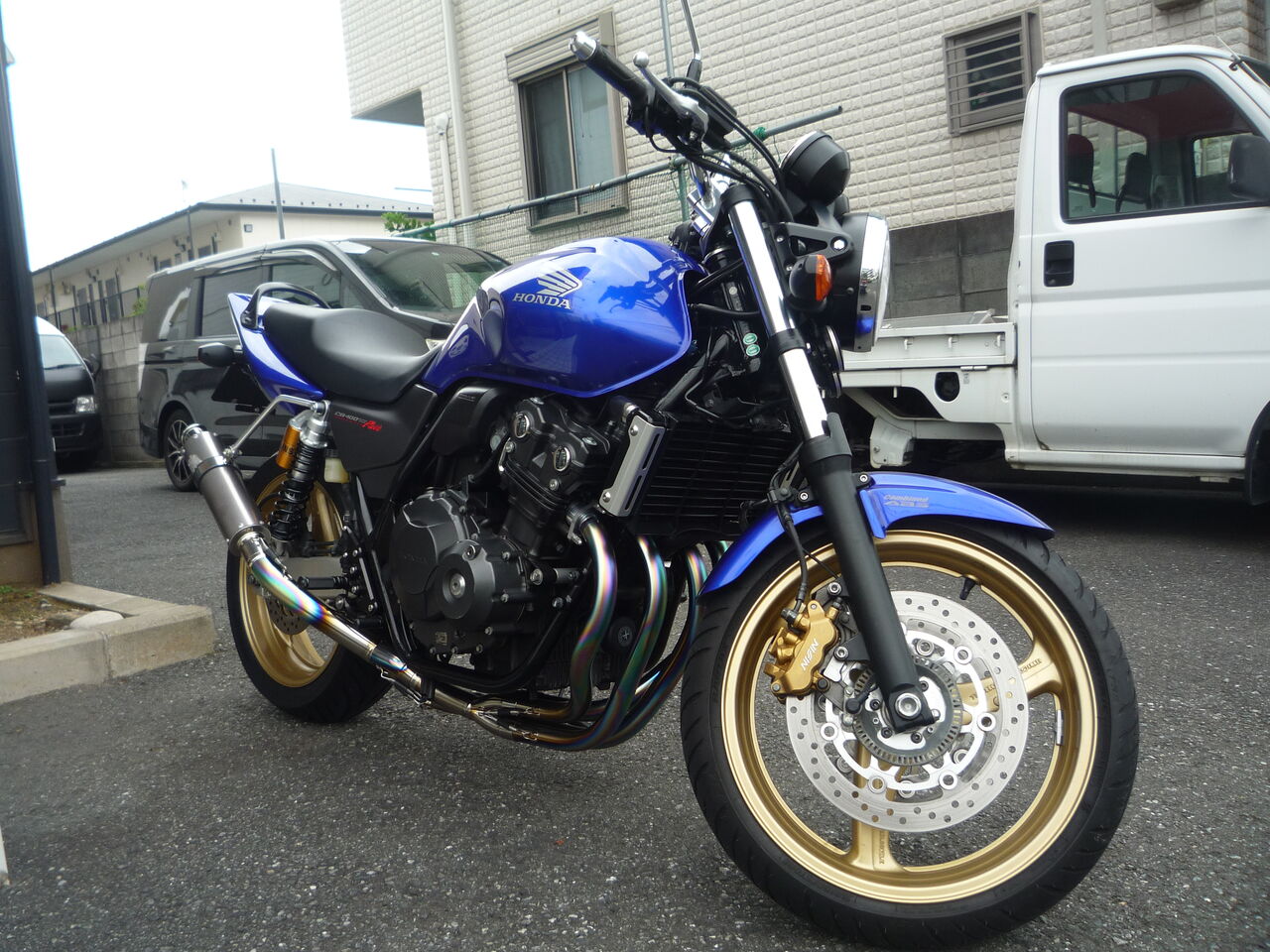 CB400SF NC42 オーリンズサスペンション　(バイキンサン) Amazon | OHLINS(オーリンズ) リアサスペンション ツイン S36P