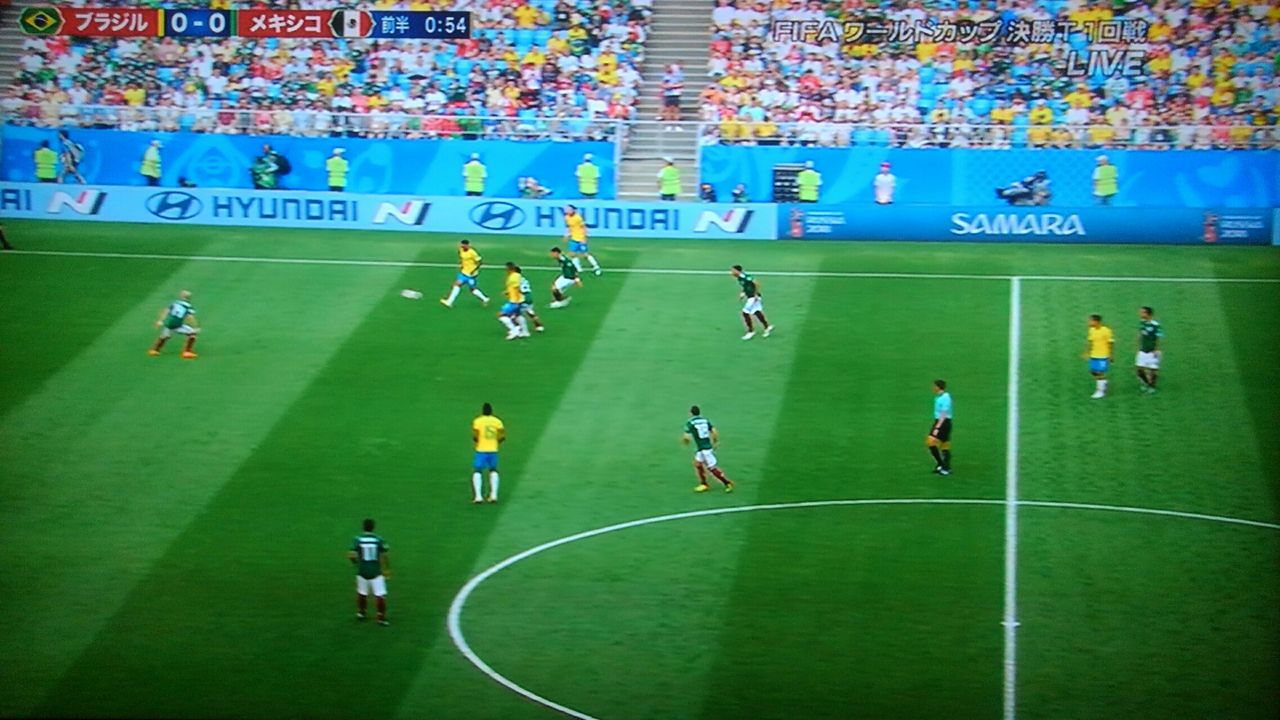 W杯 ブラジルvsメキシコを観戦する あらいデイリー
