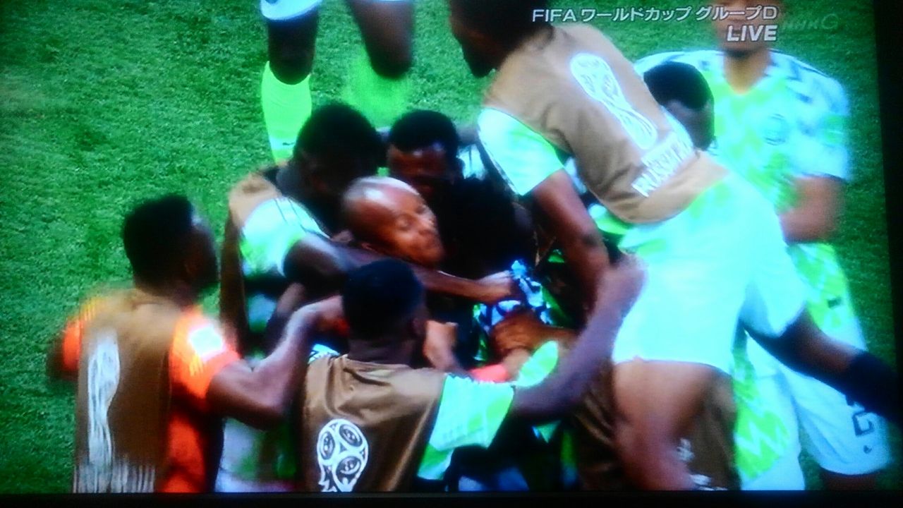 W杯 ナイジェリアvsアイスランドを観戦する あらいデイリー W杯 ナイジェリアvsアイスランドを観戦する あらいデイリー