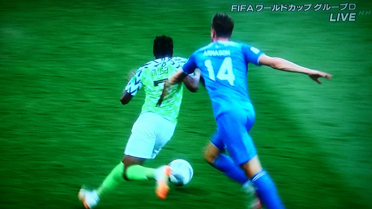 W杯 ナイジェリアvsアイスランドを観戦する あらいデイリー W杯 ナイジェリアvsアイスランドを観戦する あらいデイリー