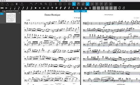 ドイツのlugert Publishing社の Scanscore 2 楽譜をスキャンし 編集および移調 そして再生まで可能にする楽譜専門スキャンソフトウェア The Music Telegraph