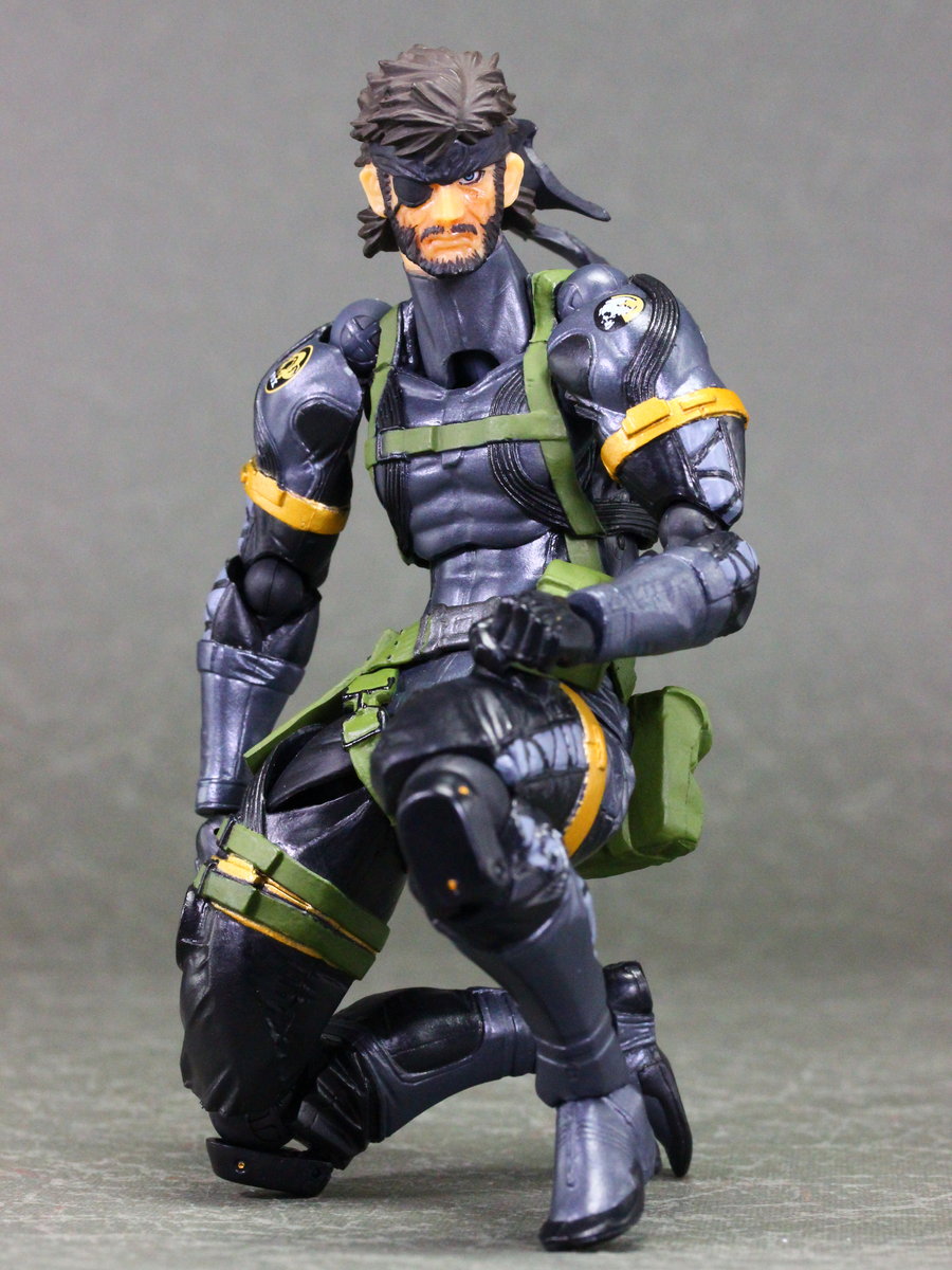 【希少】スネーク リボルテックヤマグチ メタルギアソリッド アクションフィギュア マイクロヤマグチ リボルミニ メタルギア ソリッド ソリッド