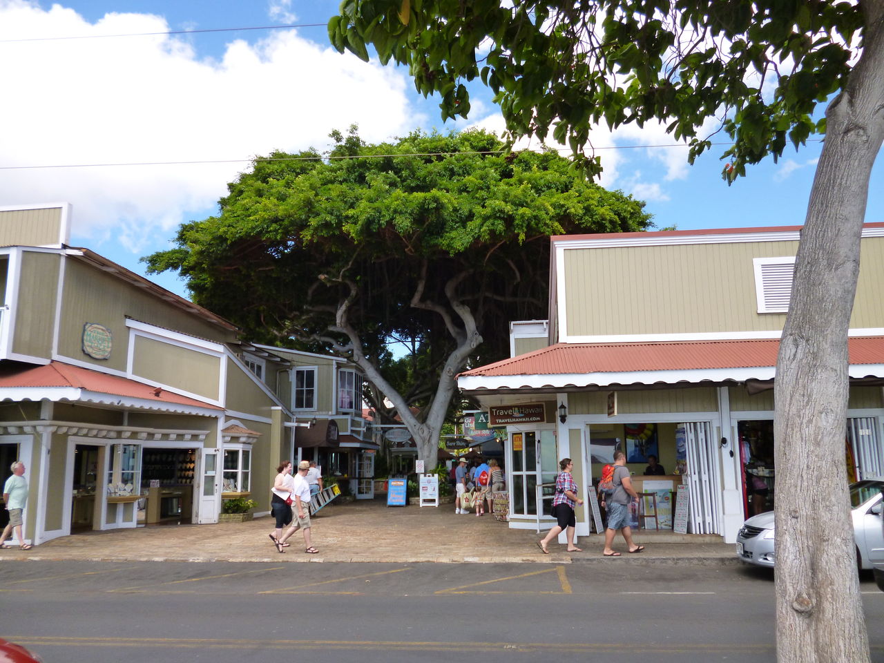 ハワイ4島クルーズ旅行記17 マウイ島 ラハイナ散策 臆病者の世界見聞録