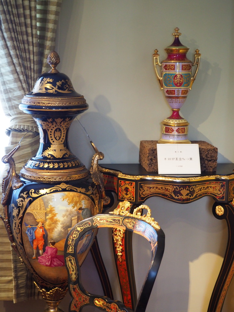 No.仏蘭西館 アンティーク トレイ 器 ブロンズ アンティークレース