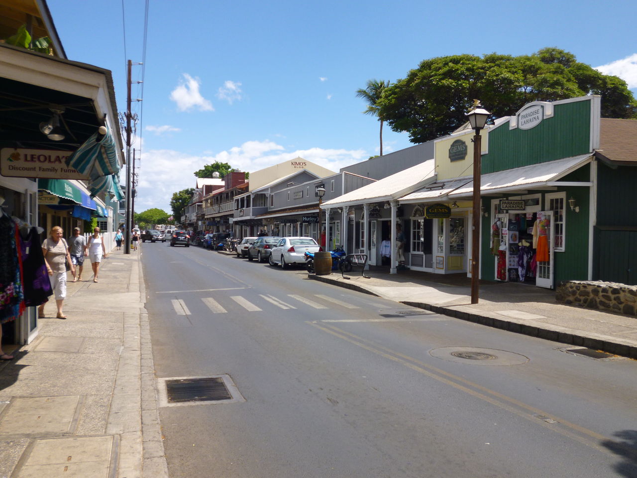 ハワイ4島クルーズ旅行記17 マウイ島 ラハイナ散策 臆病者の世界見聞録