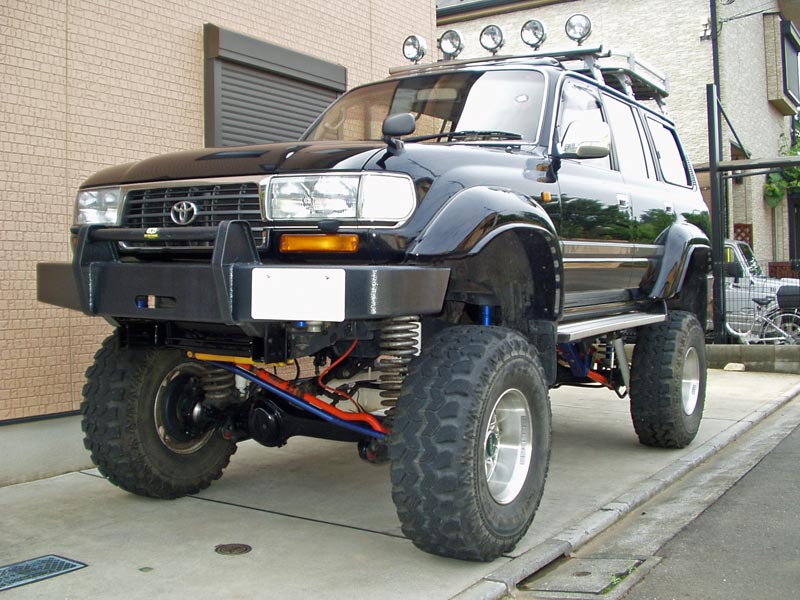 08年7月5日車高アップの結果 ランクル80とあつぽんの関係 W ん
