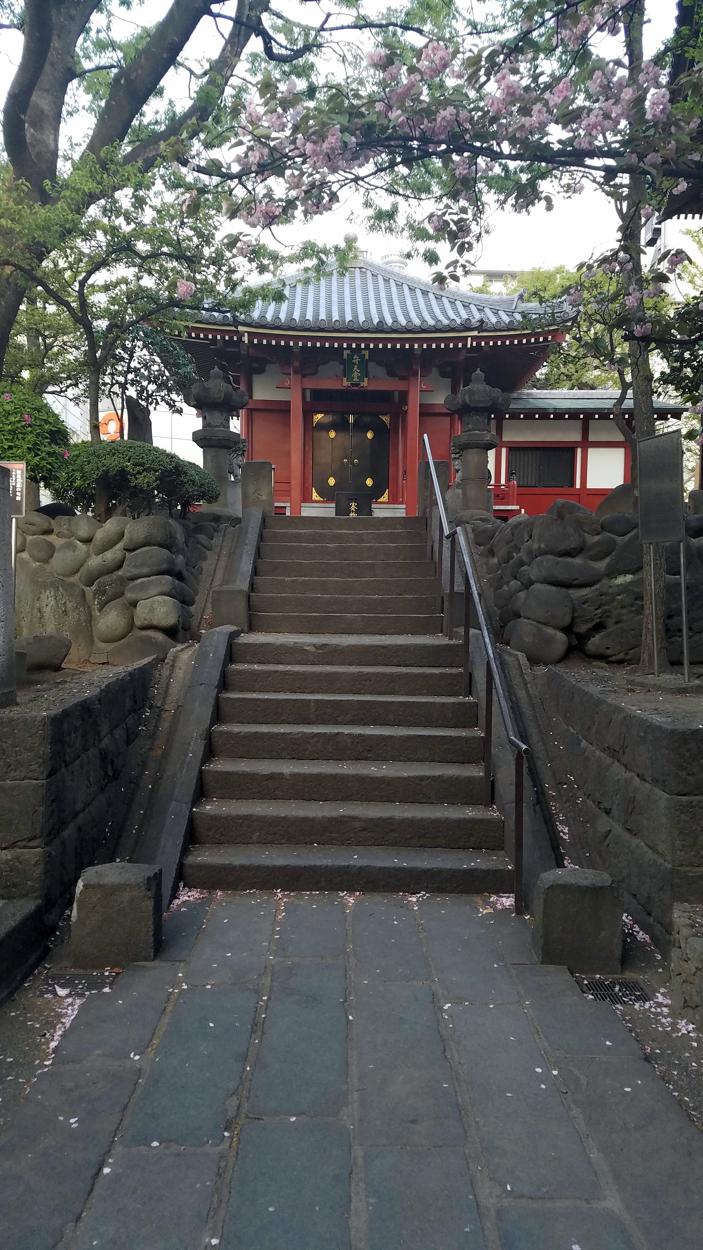 浅草弁天山 空堀川の四季 浅草弁天山 空堀川の四季