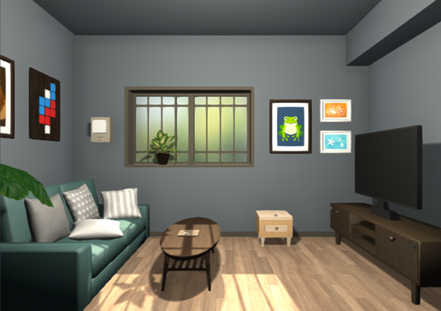 シンプルでモダンな部屋からの脱出ゲーム Sign やったぜゲームズ