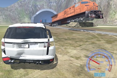 自動車を運転しボコボコに壊して遊ぶストレス解消ゲーム Derby Crash 4 やったぜゲームズ