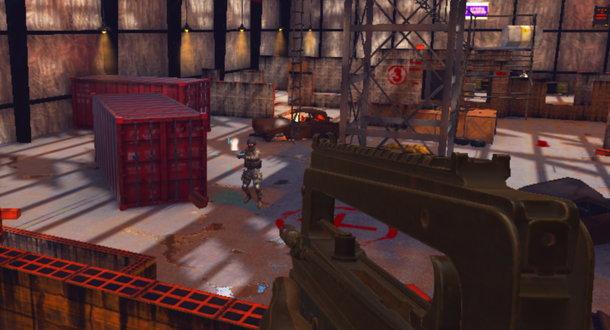 とある廃倉庫でチーム銃撃戦をするマルチプレイfpsゲーム Project Counter Assault Online やったぜゲームズ