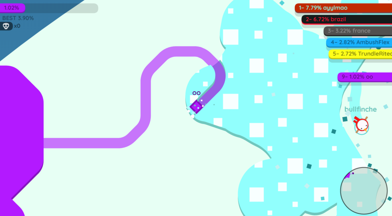 四角で線を描き領地を広げていくマルチプレイバトルゲーム Paper Io やったぜゲームズ 四角で線を描き領地を広げていくマルチプレイバトルゲーム Paper Io やったぜゲームズ
