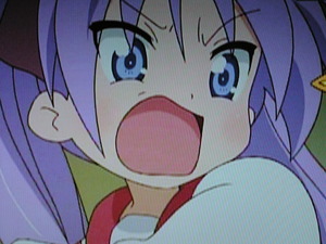 ビックリ表情のかがみ