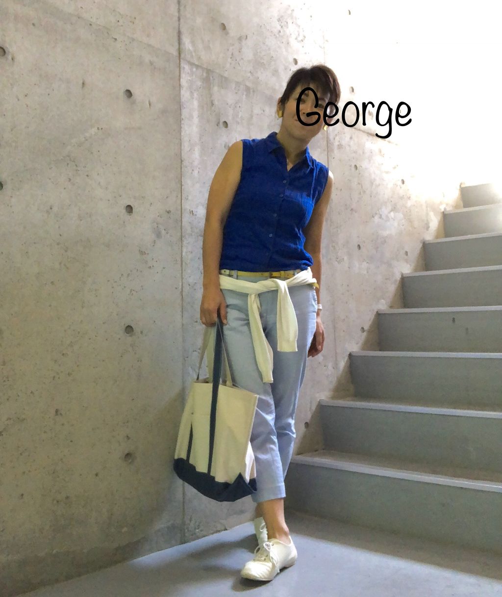 ダイソートートバッグで夏コーデ Le Style George