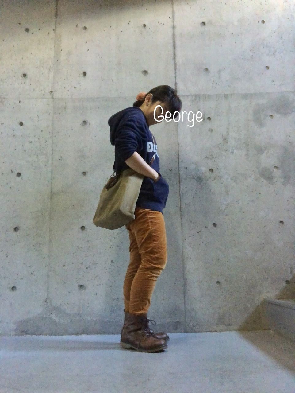 古着パーカーでスポーティコーデ Le Style George