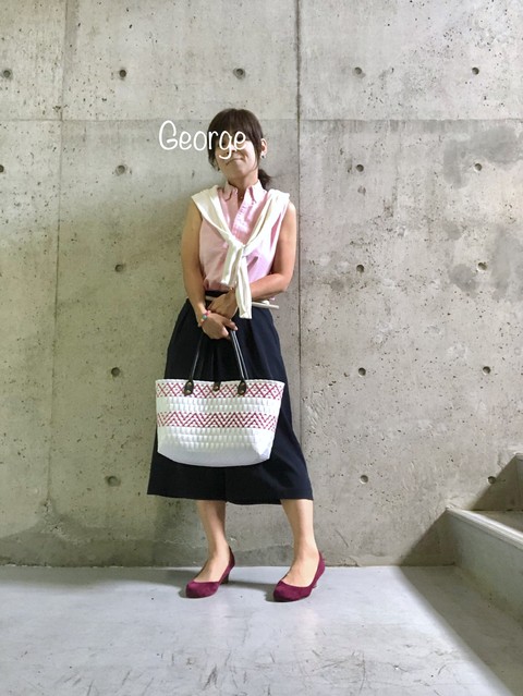 ラルフローレンのノースリーブシャツ ユニクロのガウチョでキレイめコーデ Le Style George ラルフローレンのノースリーブシャツ ユニクロのガウチョでキレイめコーデ Le Style George