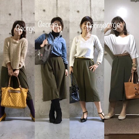 入院5日目 過去のコーデを振り返る ユニクロのガウチョパンツ Le Style George 入院5日目 過去のコーデを振り返る ユニクロのガウチョパンツ Le Style George