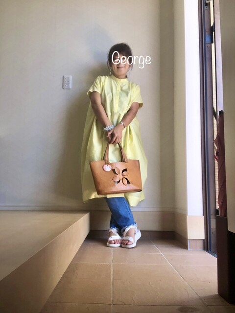 05 ユニクロuのパラシュートワンピを使い倒す マタニティデニムに合わせたコーデ Le Style George 05 ユニクロuのパラシュートワンピを使い倒す マタニティデニムに合わせたコーデ Le Style George